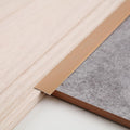 Aluminum T Molding Floor Transition Strip, T Moulding for Laminate Flooring Planks, Vinyl Floor Transition, Rubber