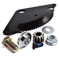 Improved Steering Gear Rebuild Kit for Ariens 21546335 Sector Plate & 21548920/21549002 Shaft Pinion, w/Precision