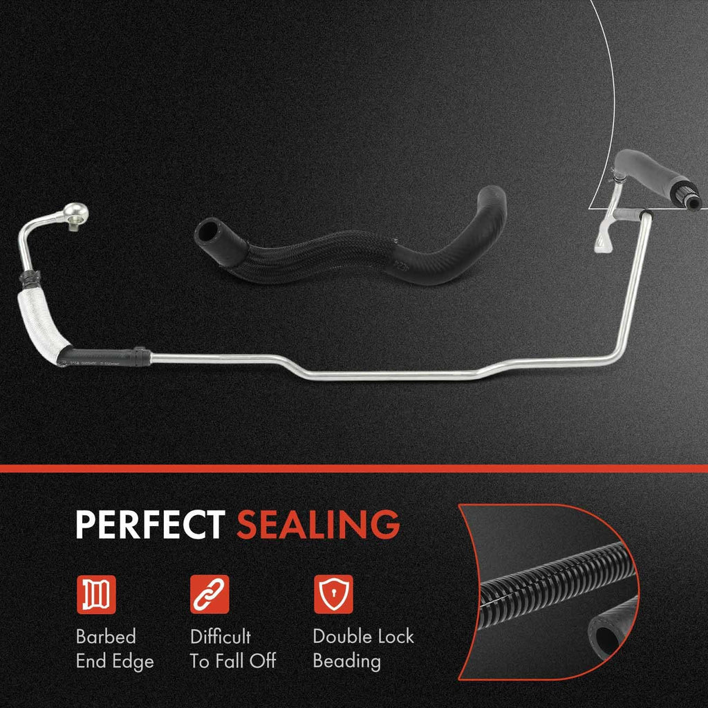 A-Premium Power Steering Pressure & Return Hose Compatible with Honda