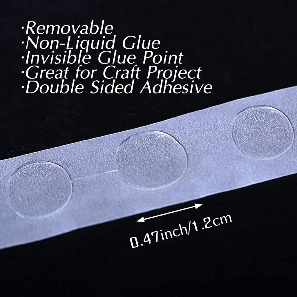 1000 Pieces Glue Point Dots Double Sided Adhesive for Balloons Craft