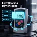 500N Digital Force Gauge, Trigger Pull Gauge for Tension & Compression Test