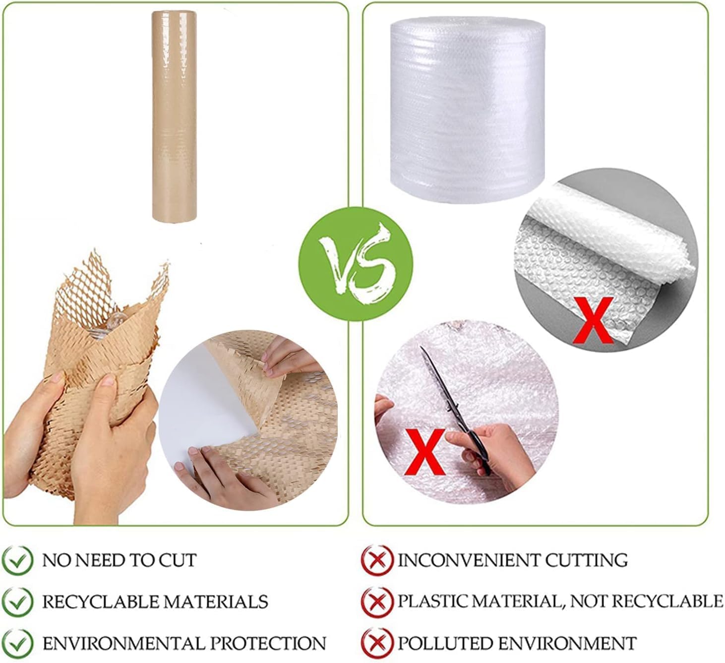 Honeycomb Packing Paper,12 inch x 200 ft Bubble Cushioning Wrap for Packing Moving,Products Gifts Wrapping