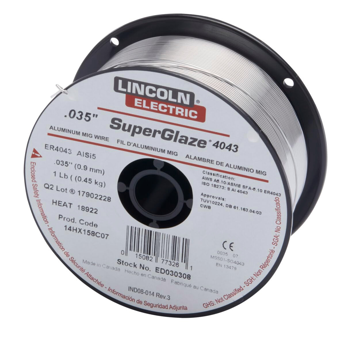 MIG Welding Wire, 5356, .035, Spool