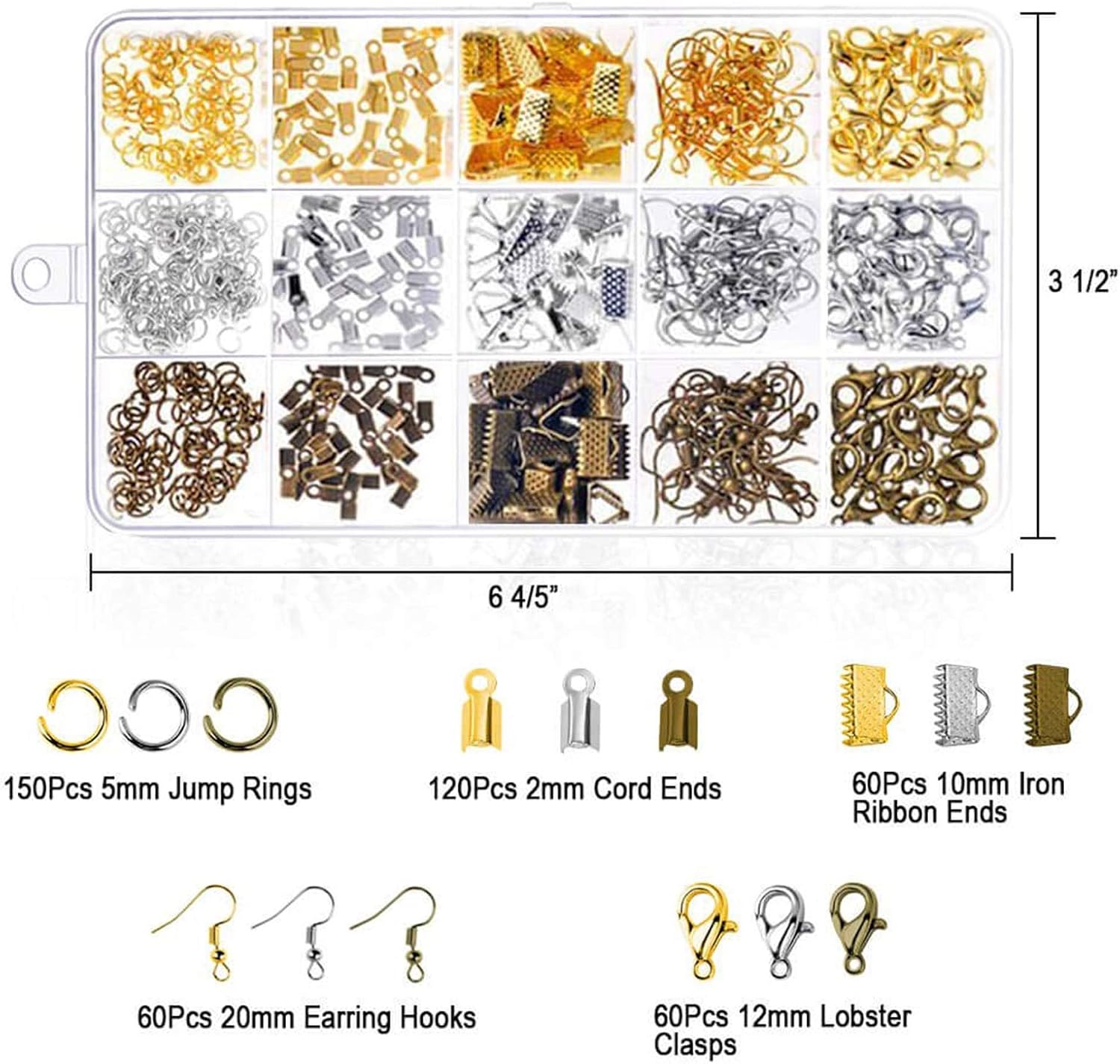 Jewelry Repair Kit with Jewelry Pliers, Jewelry Making Tools, Beading String and Jewelry Making Supplies for Jewelry