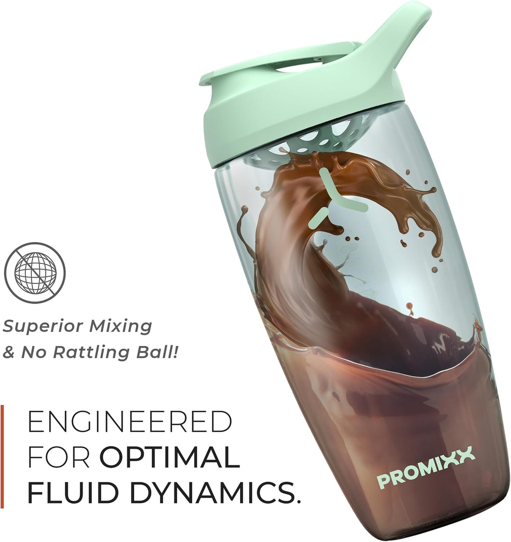 Pursuit Protein Shaker Bottle (24 oz) – Silent No-Ball Mixer, Leak-Proof Lid, BPA/BPS & Phthalate-Free ECOZEN –