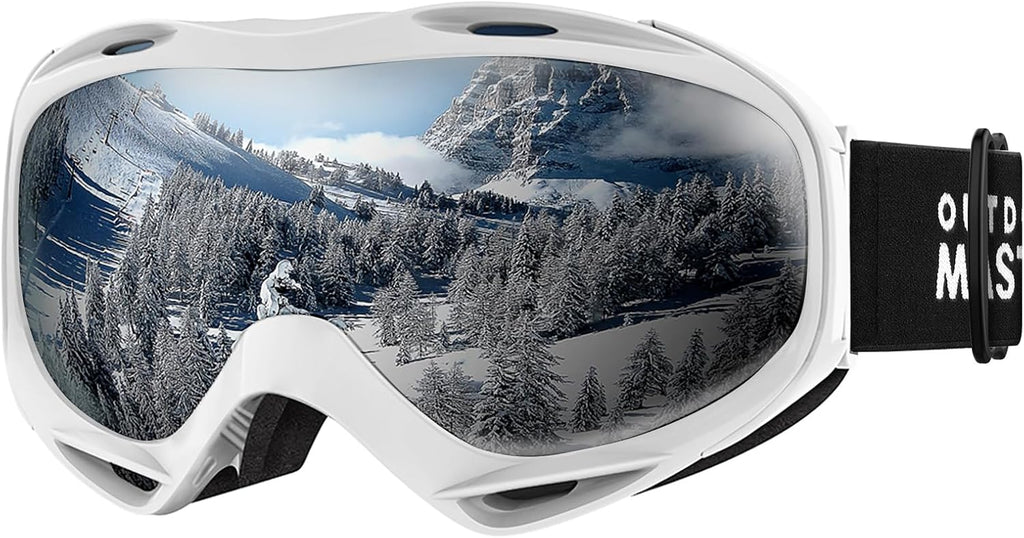OTG Ski Goggles, Snowboard Goggles for Men, Women & Youth | Over Glasses Ski Goggles with Anti-fog UV400 Protection