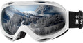 OTG Ski Goggles, Snowboard Goggles for Men, Women & Youth | Over Glasses Ski Goggles with Anti-fog UV400 Protection