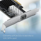 TRENDnet 10 Gigabit PCIe SFP+ Network Adapter, TEG-10GECSFP