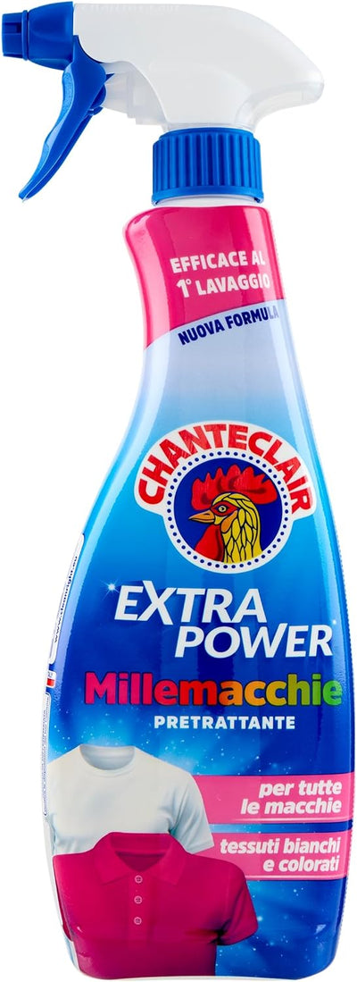 Millemacchi- Extra Power, Stain Remover Against Most Frequent Stains, Gentle on Fabrics, Effective at The First Wash