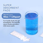 Commode Liners 60 Pack with Absorbent Powder Packs