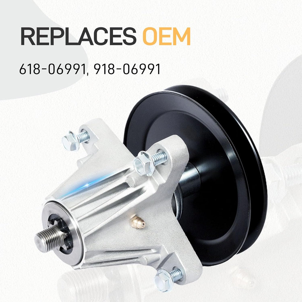 918-06991 618-06991 Spindle Assembly Fit for 42 Inch Deck Craftsman T1100 T1200 T1400 T1800 Huskee LT4200 Troy Bilt TB42 TB2246 Lawn Mower 2 Pack