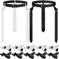 10/12 Players Flag Football Belts and Flags | Adjustable Football Belts for Adults, Flag Football Set for Kids Team