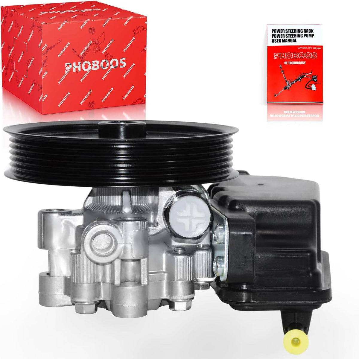 PHOBOOS Power Steering Pump Fit for Dodge Dakota 2005-2007