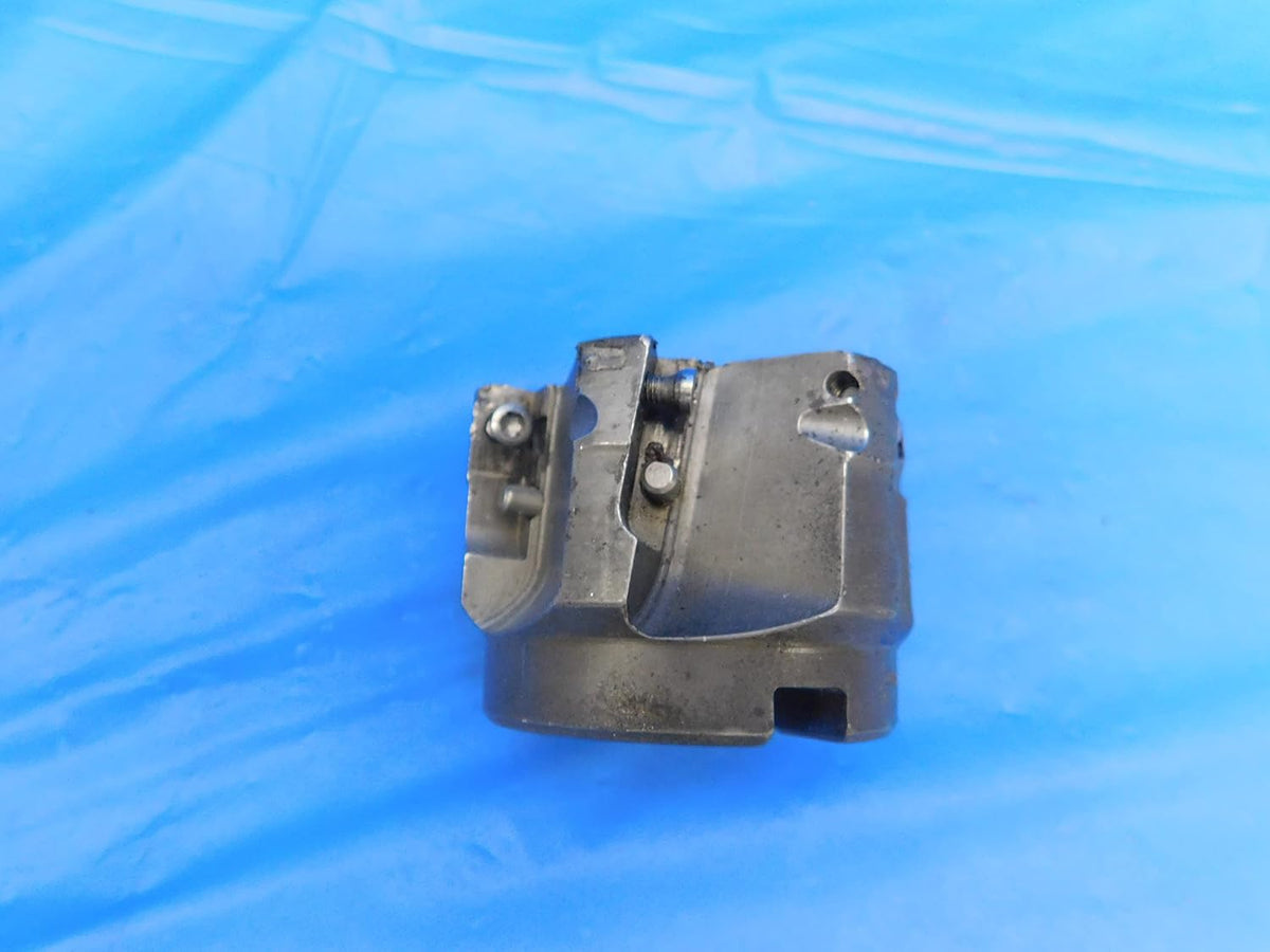 ISCAR 2 1/2" O.D. FACE Mill F90A-D2.5-1.00 1" Pilot 3/8" Key Holds 6 Inserts - MH3160CF2