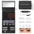 3-in-1 Eyelash & Eyeliner Stamp Kit with Beauty Mark, Eyelash Stamp Kit