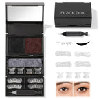 3-in-1 Eyelash & Eyeliner Stamp Kit with Beauty Mark, Eyelash Stamp Kit