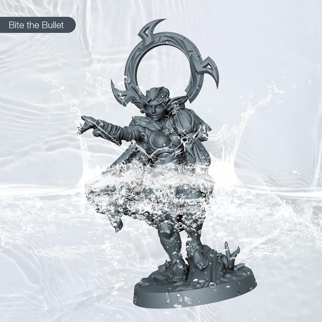 ELEGOO 8K Water Washable Resin 8K Space Grey 2000G | Higher Precision 3D Printer Resin, 405nm Rapid UV Curing