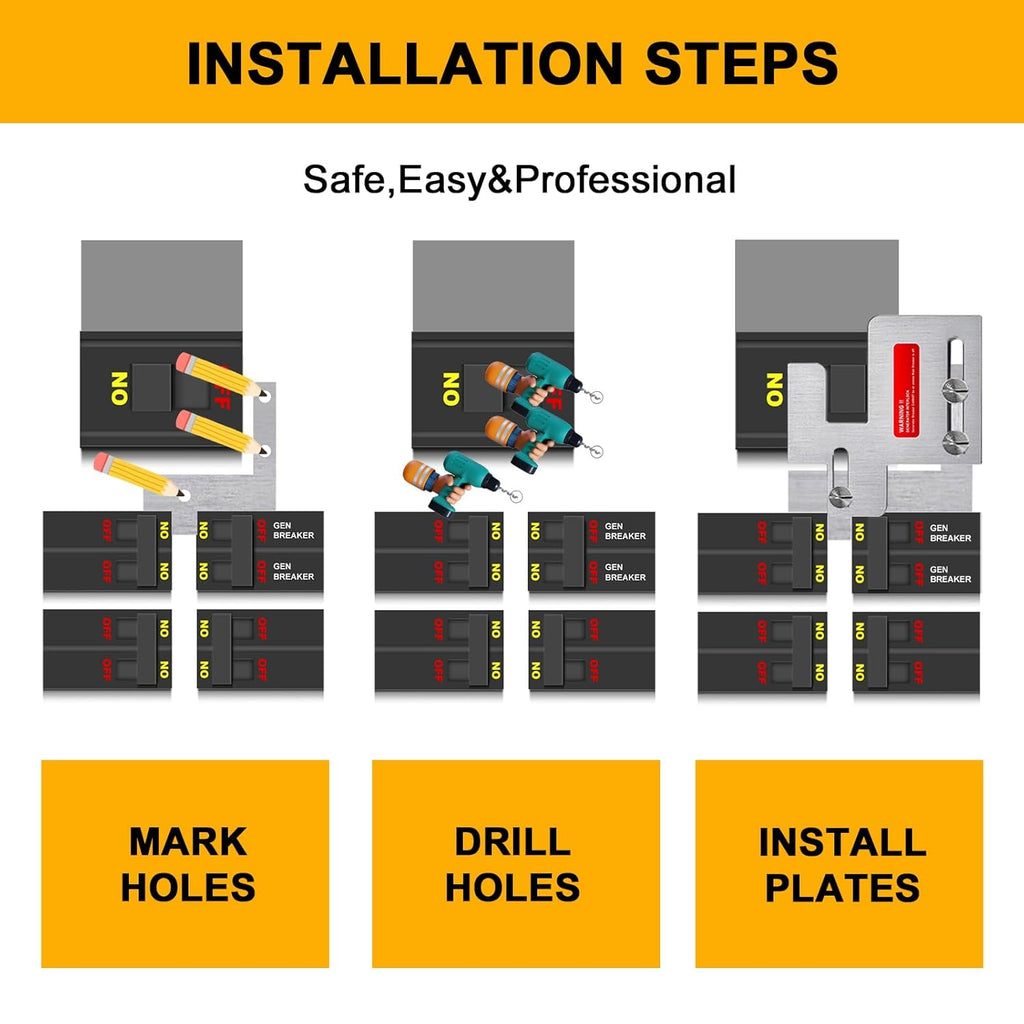 Generator Interlock Kit Compatible with Eaton Cutler Hammer