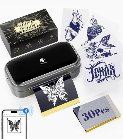 TP31 Tattoo Stencil Printer, Wireless, Bluetooth, Thermal, Mini