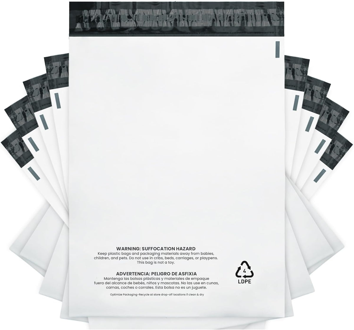 12 x 15.5 Heavy-Duty Poly Mailers – 30-Pack, 3 Mil Thick Shipping Bags – Waterproof, Tear-Resistant, Recyclable