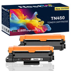TN450 Toner Cartridge Replacement for Brother TN450 Series 2p Black
