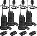 RB29 2 Way Radio Long Range, FRS Two Way Radios with Shoulder Mic | Rugged Walkie Talkies for Worksite Construction