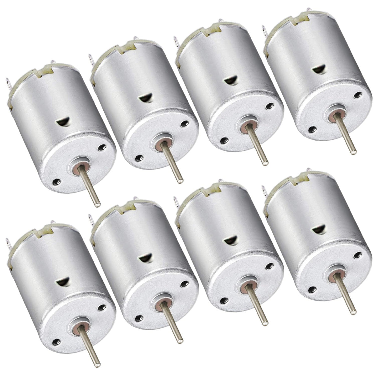 8Pack DC Motor 3V-12V 280 Micro Motor for DIY Airplane RC Boat Toys