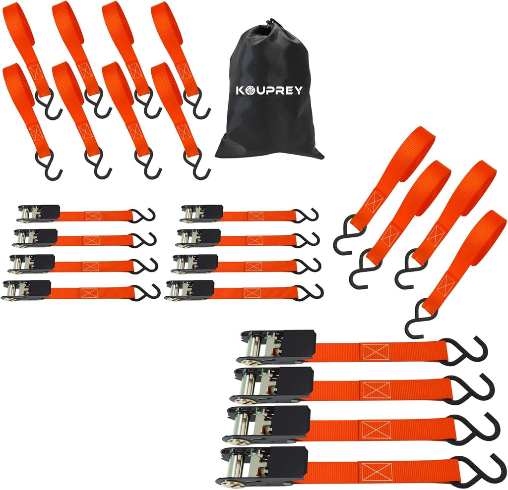 Ratchet Straps,Ratchet Tie Downs，Orange-standard-10ft：4