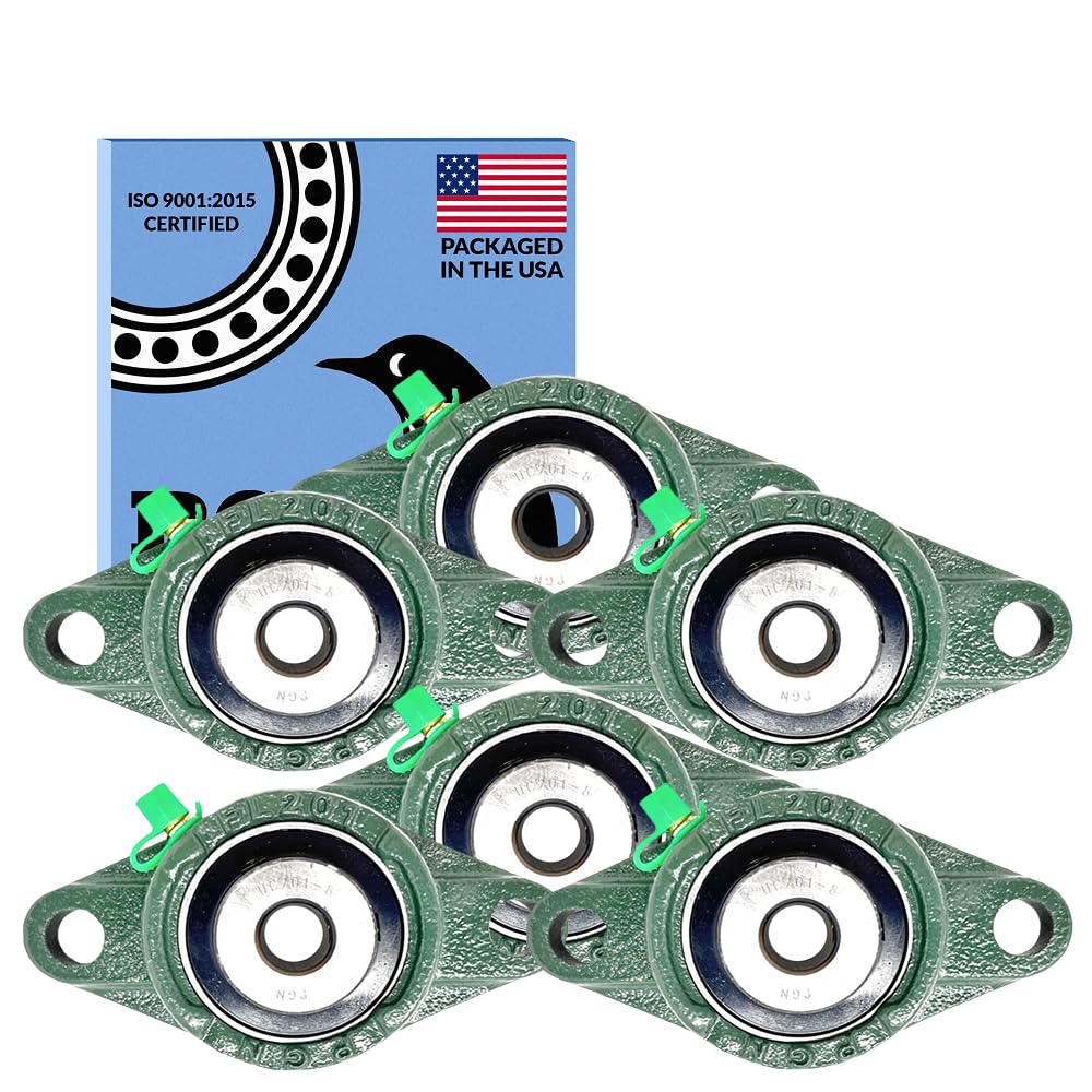 PGN UCFL201-8 (6 Pack) 2-Bolt Flange Bearing 1/2" Bore