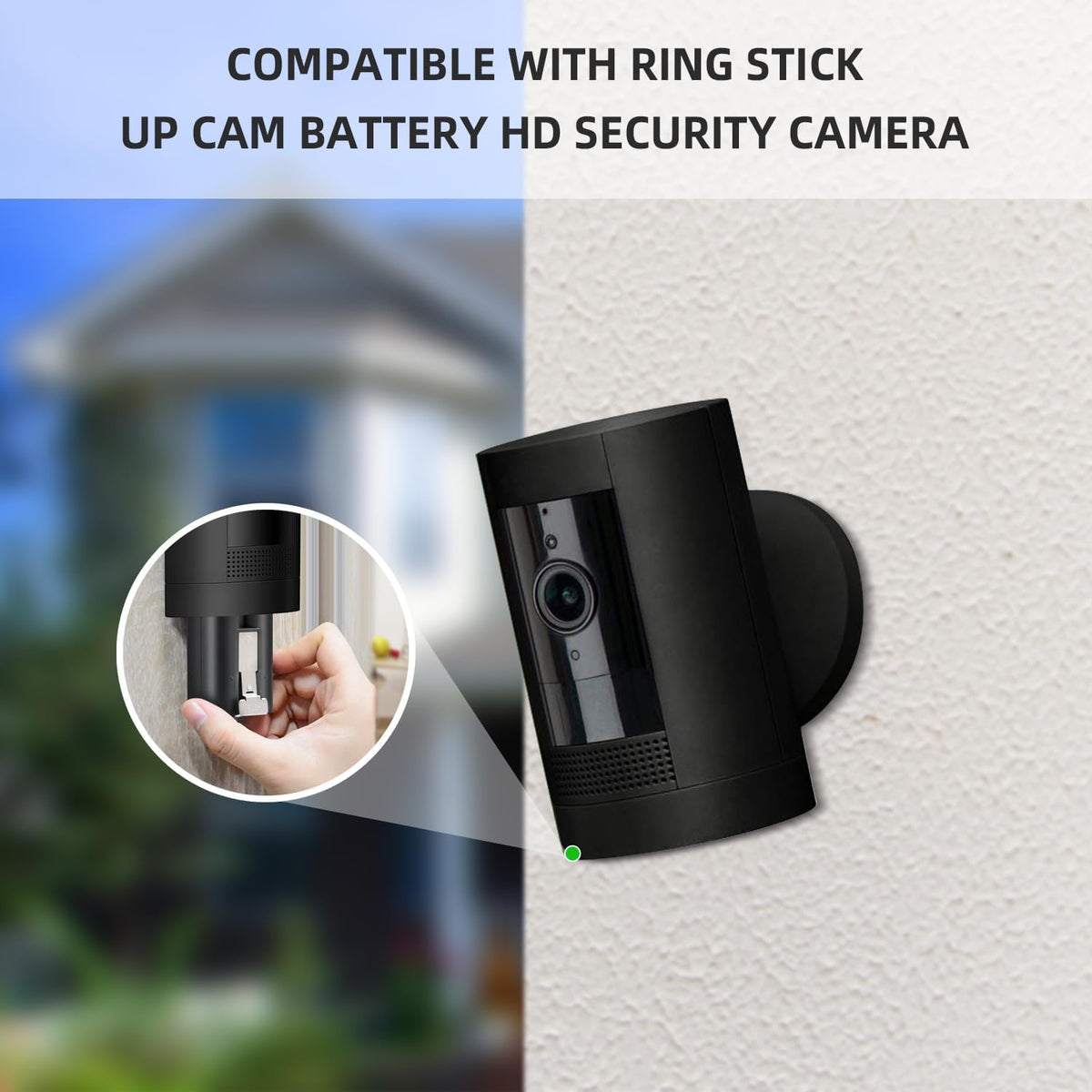1 Pack V4 6040mAh Battery Replacement for Ring Video Doorbell 2/3/4