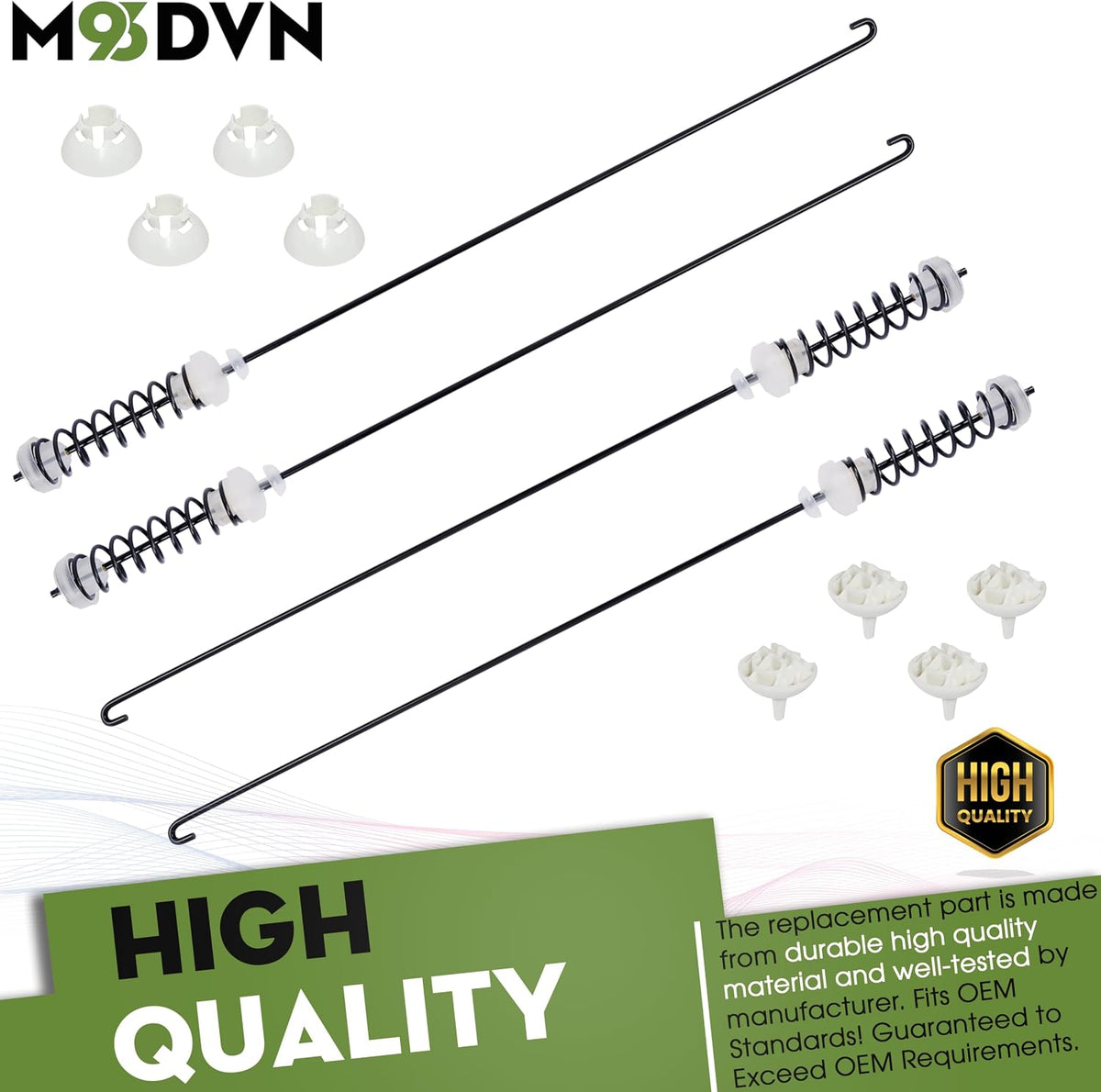 Suspension Rod Kit Replacement For Kenmore 110.21292013 110.5142512 110.5142510 110.5072010 110.5072011 110.5142511 110.5072012 7MKTWS300DW0 Washing Machine