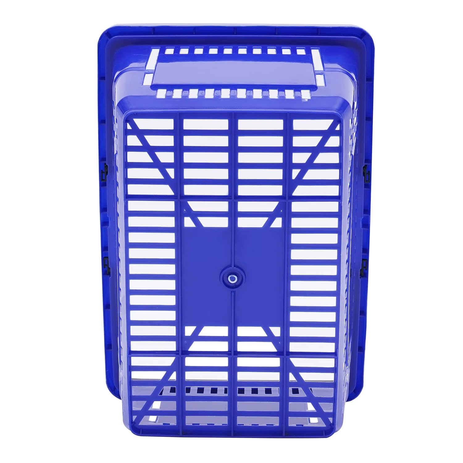 Shopping Basket, 17 * 12 * 9inch Set of 12 Freestanding Store Baskets w/Foldable Handle, Stackable Hand-held Basket