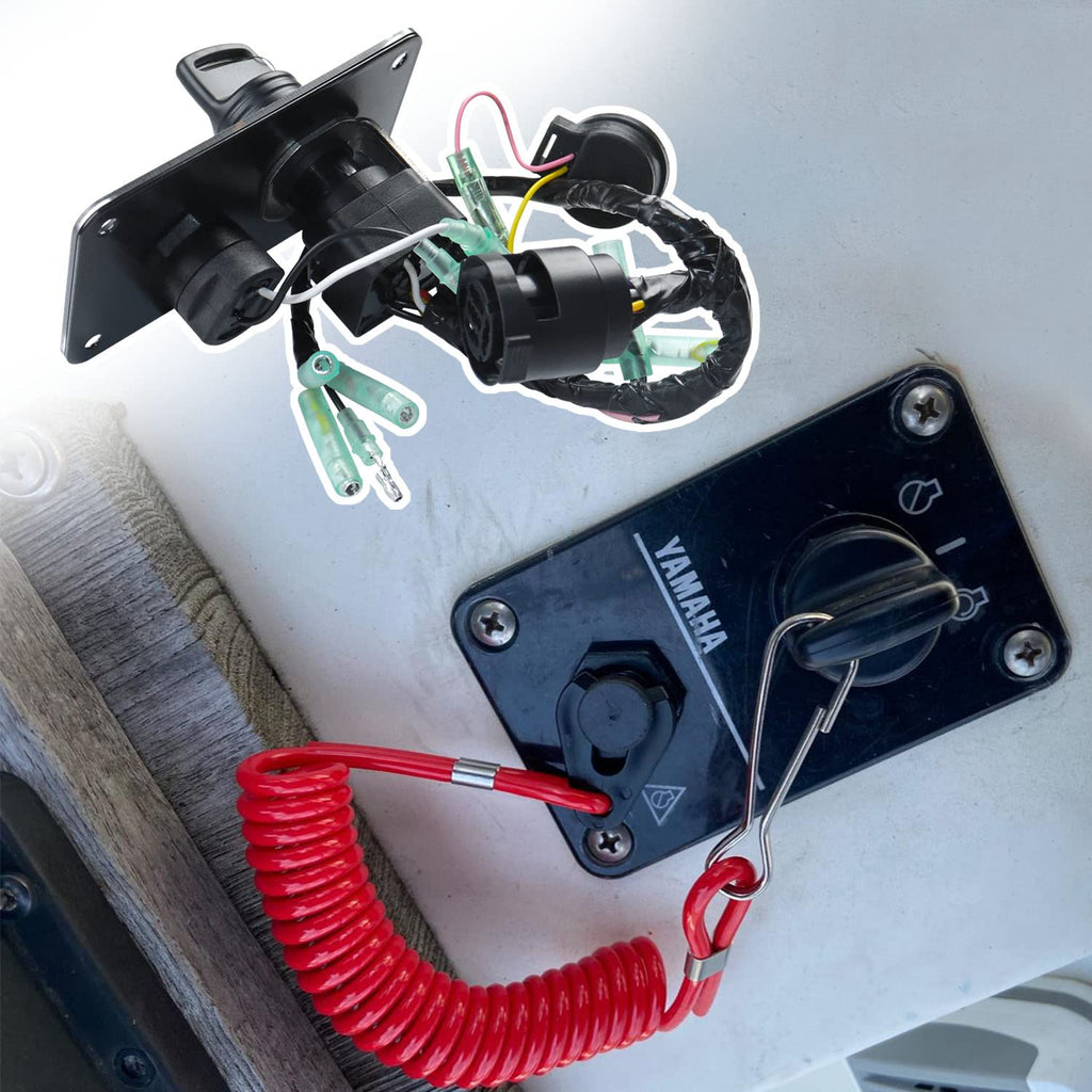 Main Switch Panel Single Engine Key Switch Panel Compatible with Yamaha