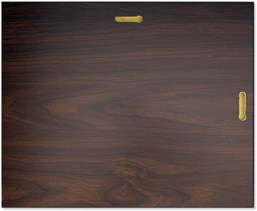 Walnut Certificate Award Plaque - Slide-In 8.5x11 Certificate or Diploma, Wall Frame | Walnut, Slide-In Design, 11 x