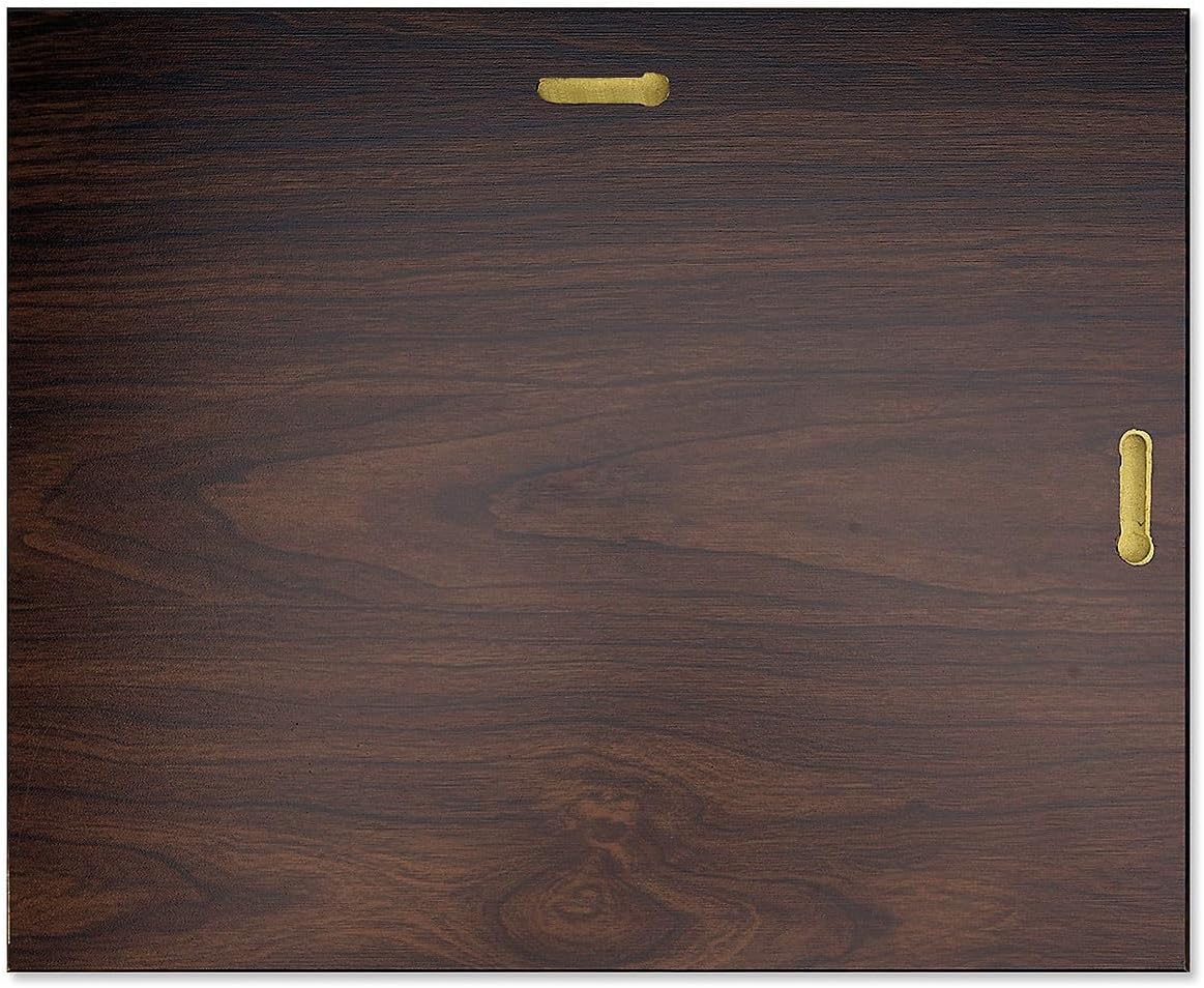 Walnut Certificate Award Plaque - Slide-In 8.5x11 Certificate or Diploma, Wall Frame | Walnut, Slide-In Design, 11 x