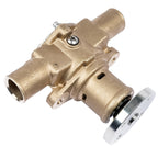 RA057031 Sea Raw Water Pump Replacement for Sherwood P1014 P101 P1011 Crusader 40050, Pleasurecraft RA057031 RP061017, 1-1/4" Port, KCHSP7314