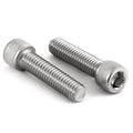 1/4-20 x 2 Socket Head Cap Screws, Allen Socket Drive, Stainless Steel 18-8 (304), Full Thread, Bright Finish, Machine Thread, 25 PCS
