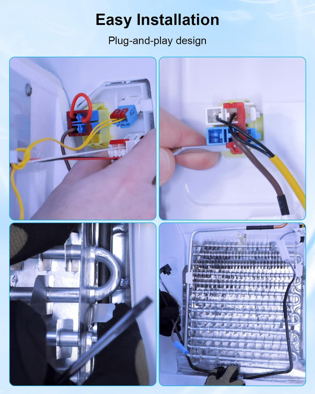 DA47-00434A Refrigerator Defrost Heater Assembly Compatible with Samsung