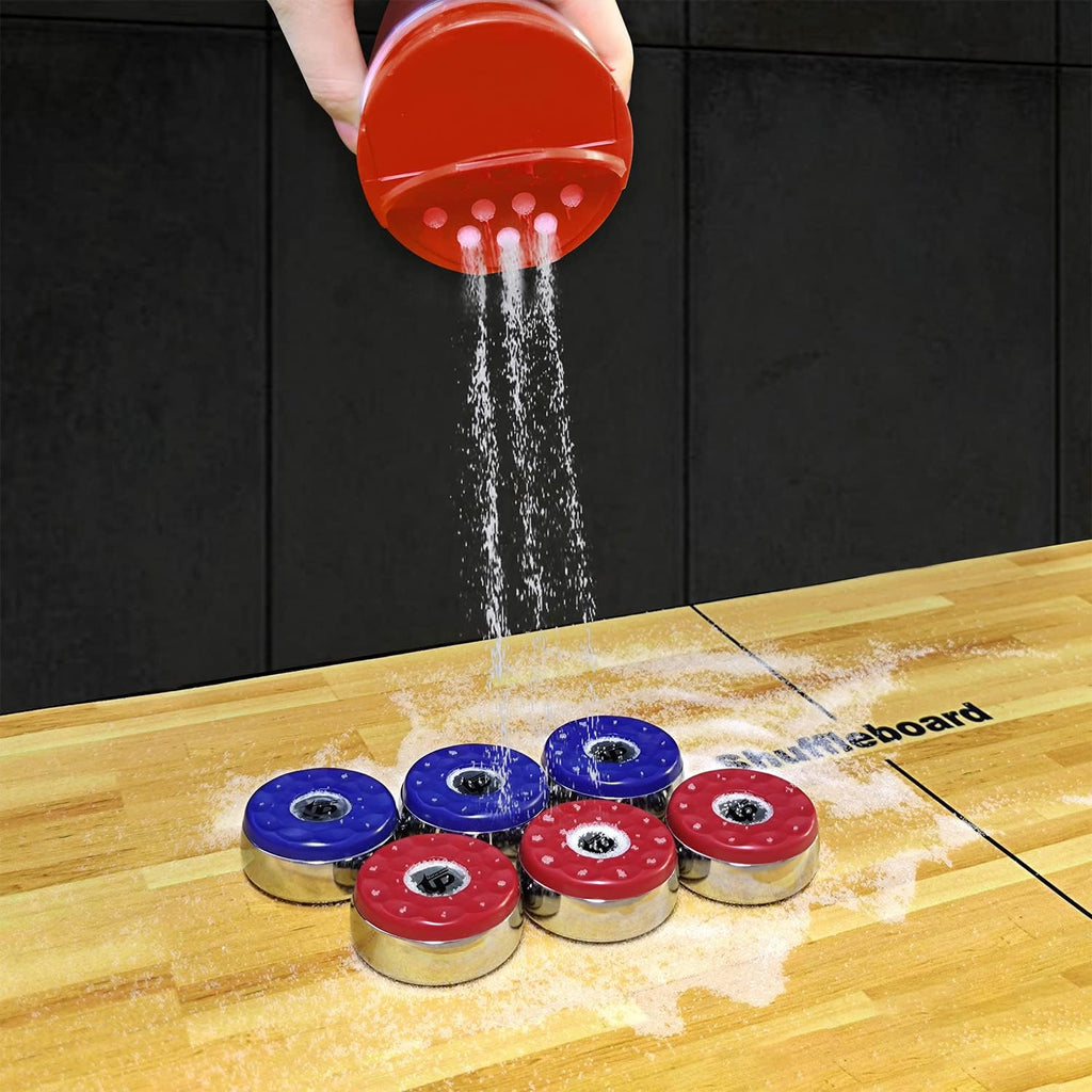 Shuffleboard Sand Wax High/Medium Speed Shuffleboard Powder Set, Shuffleboard Sand with Mini Brush Set