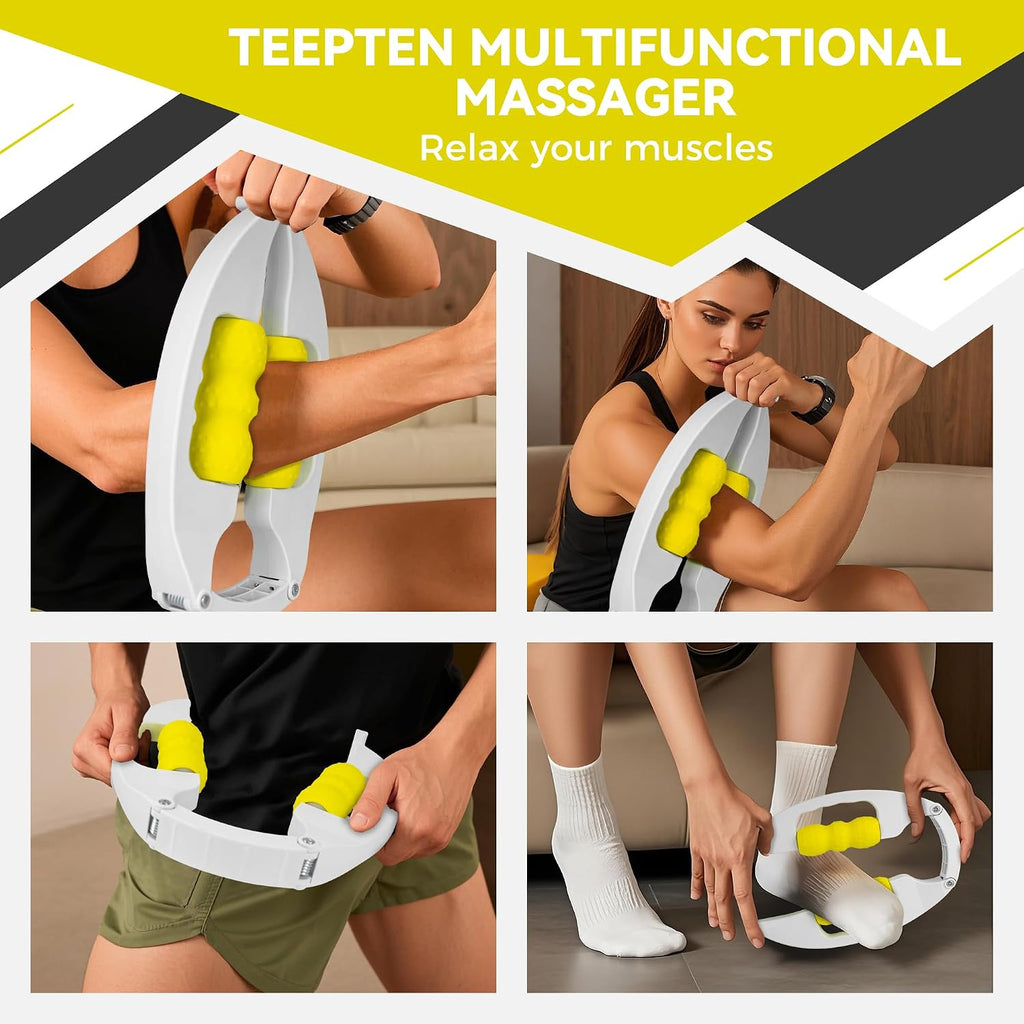 Arm Massager & Forearm Massager, Adjustable Foam Roller, Trigger Point Muscle for Calves, Tennis & Golfers Elbow Pain