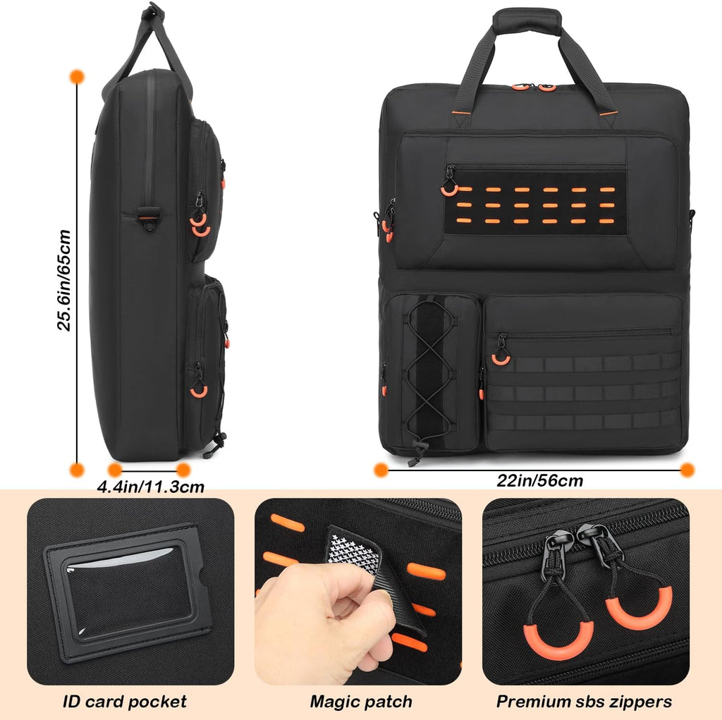 Tactical Solar Panel Carrying Bag Jackery SolarSaga 100W / 100X / 200W | Solar Panel Storage Bag with Protective