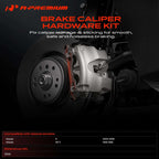 A-Premium Rear Disc Brake Hardware Kit Compatible with Mazda Models