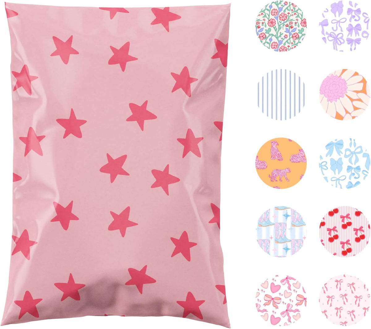 Poly Mailer 6x9, Seeing Stars, 100 Pack