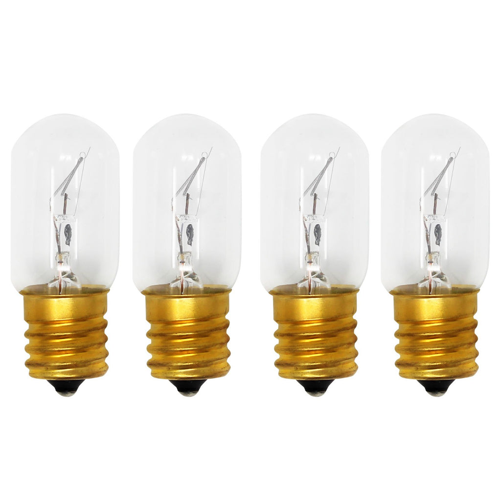 4-Pack Replacement Light Bulb for Amana YAMV1160VAW2 Microwave