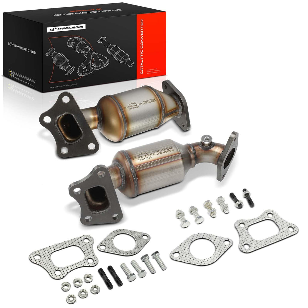 A-Premium 2 PCS Front Catalytic Converter Kit, E.P.A Compliant
