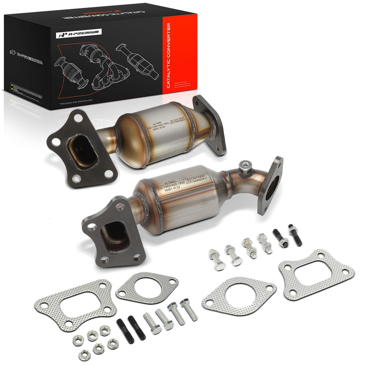 A-Premium 2 PCS Front Catalytic Converter Kit, E.P.A Compliant