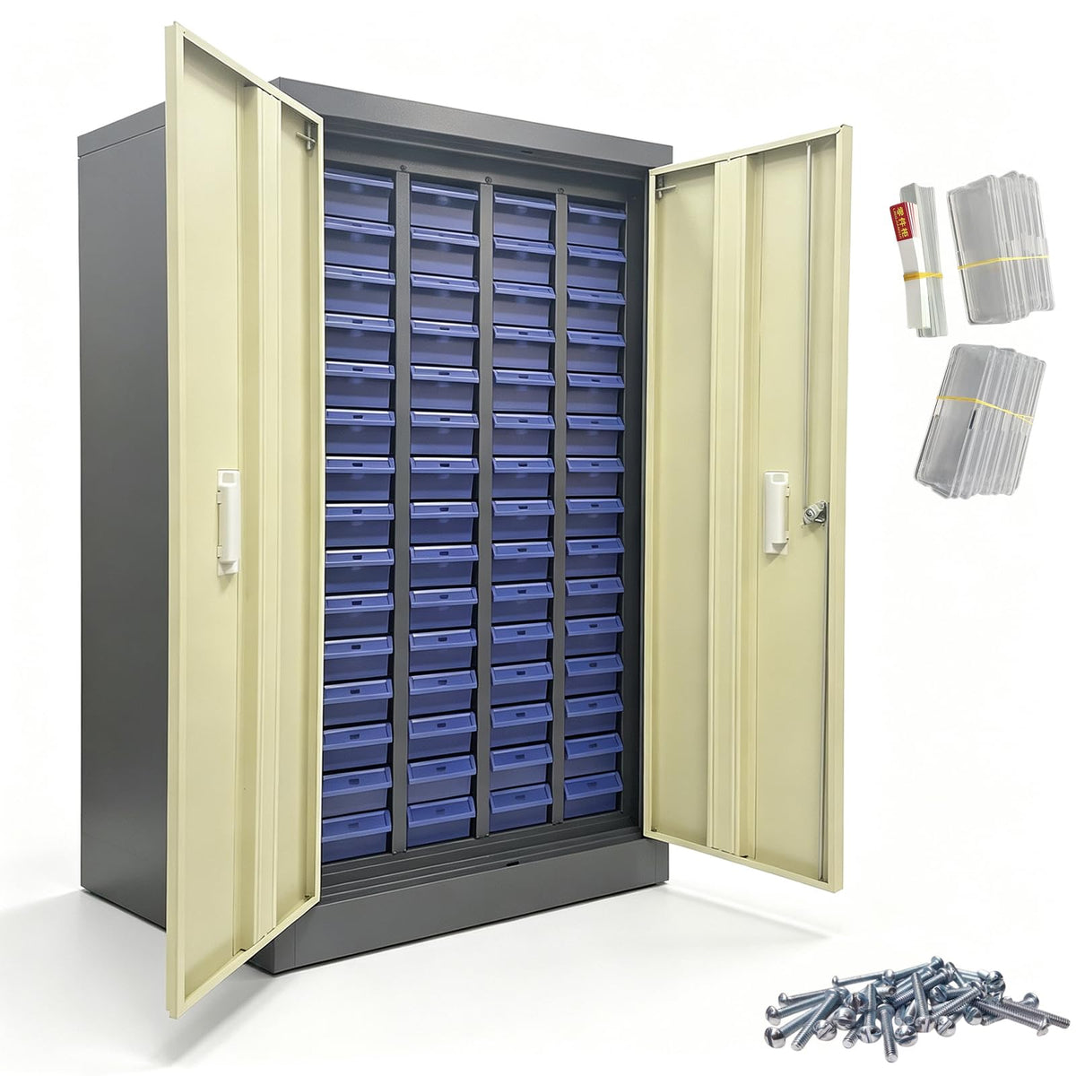 60 Drawer Parts Storage Cabinet