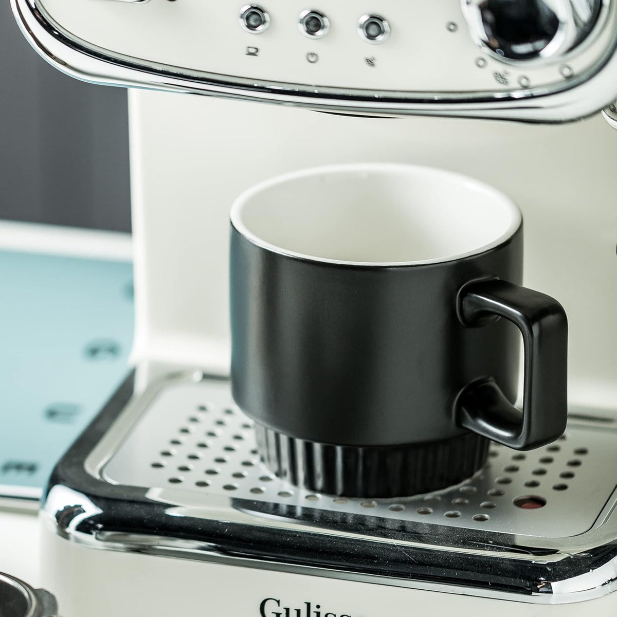 Halloween Stackable Coffee Mugs with Stand Set of 4, Space-saving