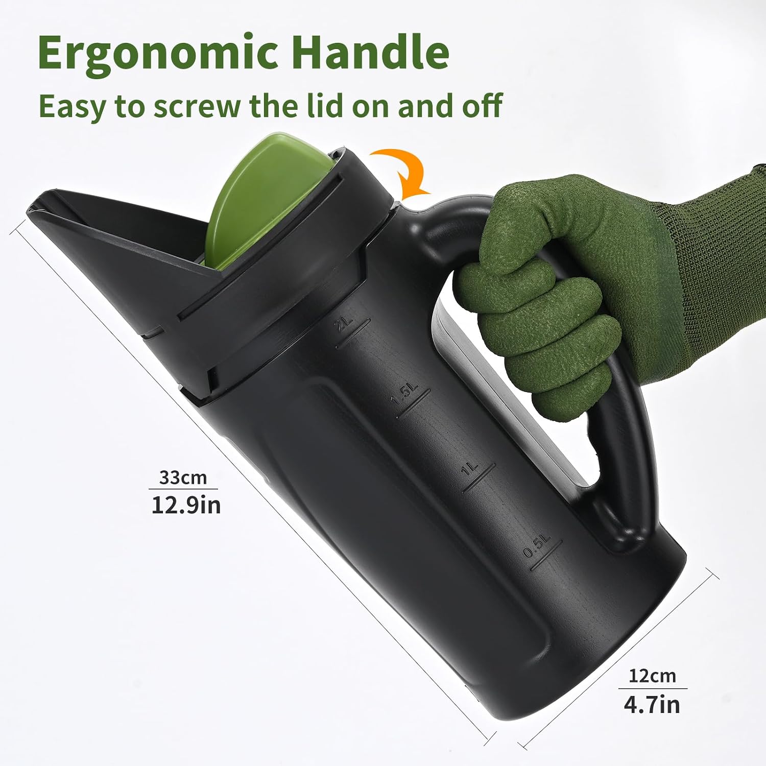 Seed Spreader Hand Held, Hand Spreader Lawn and Garden for Fertilizer Grass Seed Salt Ice Melt Earth Food, Seed