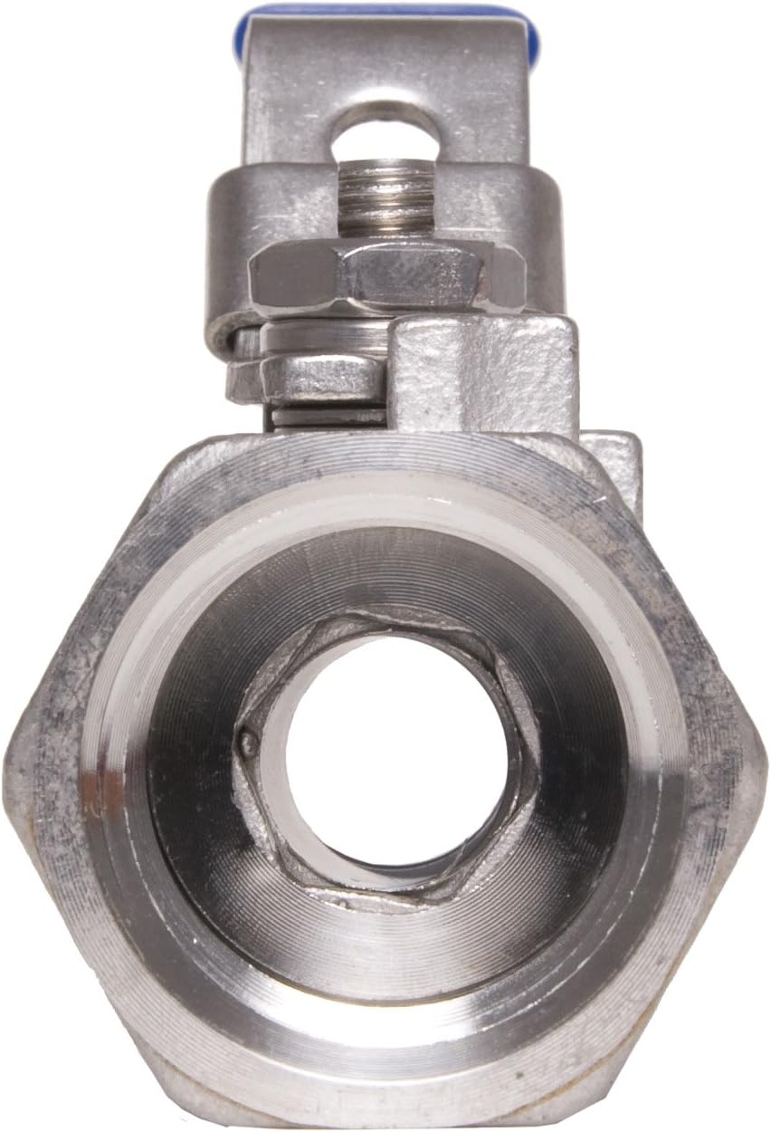 3/4" Stainless Steel (316) Ball Valve - 1pc Standard Port, 1,000WOG
